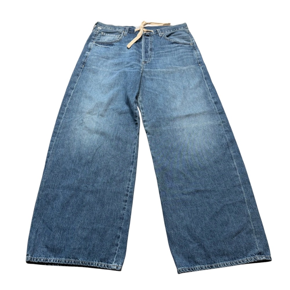 CITIZENS OF HUMANITY Brynn Trouser Pant Jeans Blue Wide Leg Women's Size 31
